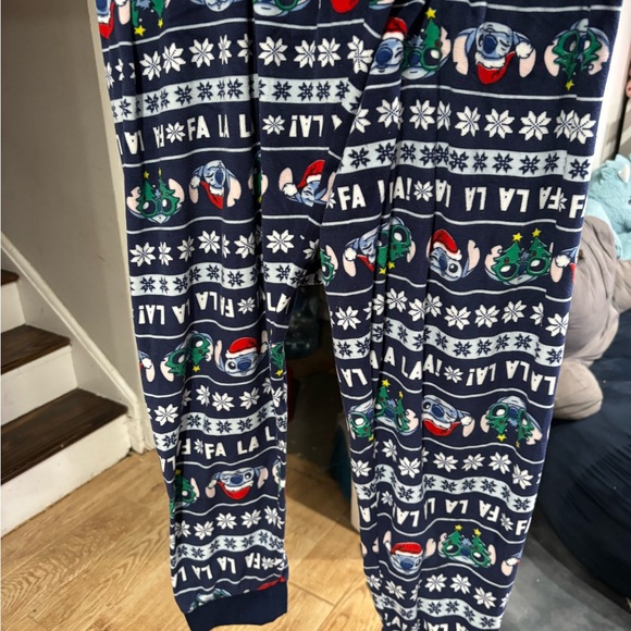 Disney Women’s Pajamas - Blue with Festive Print - Picture 4 of 5